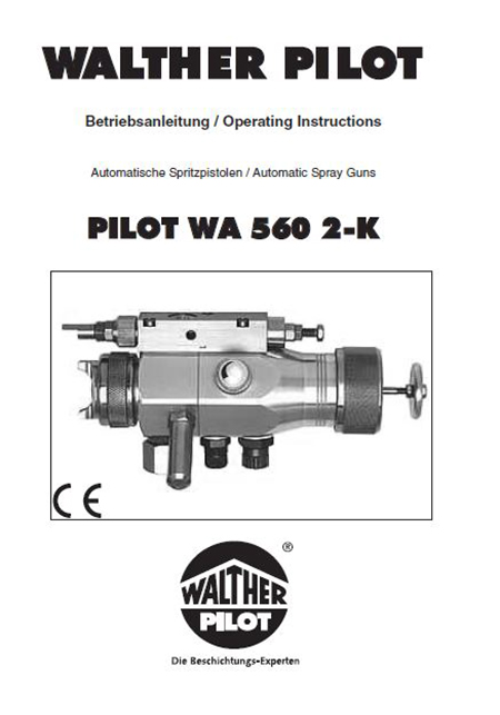 PILOT WA 560 2-K User Manual PDF Download